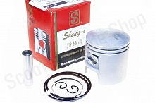 Поршень в сборе  2T TB60 1E41QMB цепной  3рем. +0.75  d-43.75  "See"  Sheng-E TW