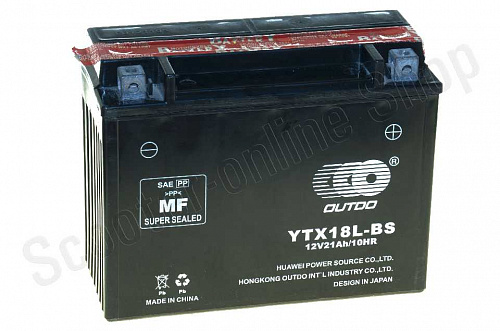 АКБ OUTDO  YTX18L-BS (205 х 89 х 162) фото фотография изображение картинка