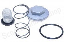 Пробка слива масла (крышка масляного фильтра), сетка 4Т 172FMM (CB250D-F)