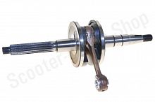 Коленвал   Jog 50 2JА   (вал d-15,5, щеки d-71,5  +сепаратор)   "ZUNA"