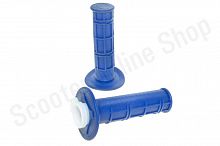 Ручки руля питбайк силиконовые синие комплект