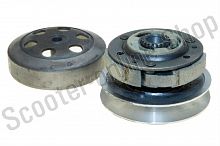 Сцепление в сборе тюнинг  Dio AF35/48/51/56   (алюминий)   "KOK"