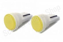 LED лампа (2 ШТ) W5W (T10) 1SMD (COB) WHITE, в габариты, подсветка номера и дверей