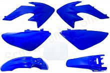 Пластик  питбайк  CRF50  синий комплект