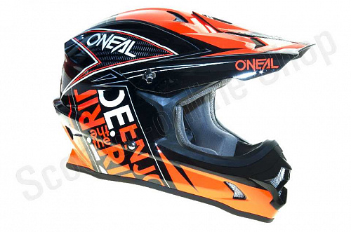 Шлем кроссовый Oneal 3-Series Fuel Orange XL(62) фото фотография изображение картинка