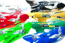 Защита рук на руль мото MONSTER ENERGY XJB mod:3