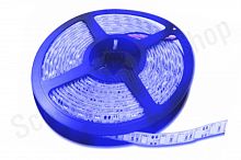 Светодиодная лента 60 LED5050, 12В, 5м, син.цв, IP65