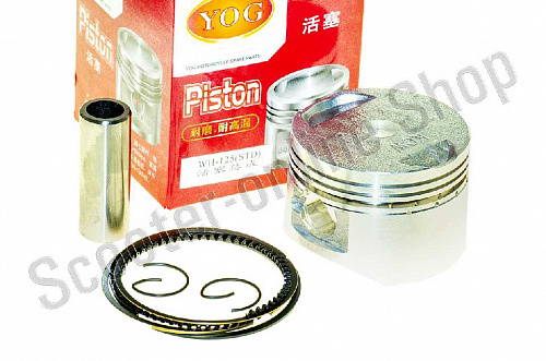 Поршень в сборе 153QMI  WH125 d-52,4 p-15  фото фотография изображение картинка