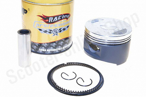 Поршень в сборе 157QMJ d-57.4 р-15 (с тефлоновым покрытием) фото фотография изображение картинка Поршень в сборе 157QMJ d-57.4 р-15 (с тефлоновым покрытием) фото фотография изображение картинка