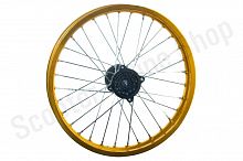 Диск передний алюминий 1.60 - 17" "золото" ось 15мм