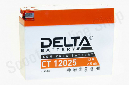 Аккумулятор Yamaha Suzuki СT 12025 Delta  фото фотография изображение картинка