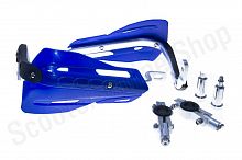 Защита руля универсальная 22/28мм EXC CRF YZF KXF синий