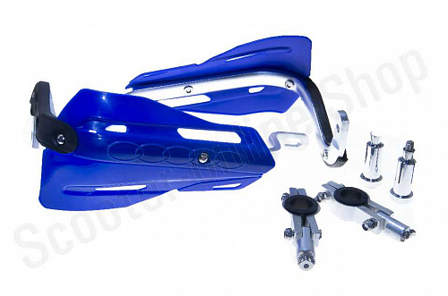 Защита руля универсальная 22/28мм EXC CRF YZF KXF синий