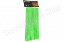 Трубки декоративные на спицы 10-21"  салатовые комплект 