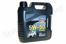 20738 Масло моторное LiquiMoly ATV 4T Motoroil 5W-50 SN MA2 НС-синт. 4л