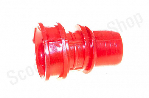 Патрубок воздушного фильтра Dio AF27 красный силикон   фото фотография изображение картинка