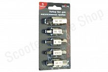 Набор бит для маслосливных пробок (5 предметов) Сервис Ключ