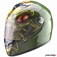 Шлем (интеграл) MI 105 Hexapod (с подарочным визором) (Размер L) MICHIRU