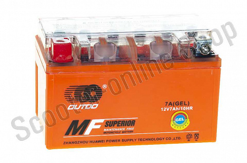 Аккумулятор 12в 7ач GEL 150*87*94 Outdo фото фотография изображение картинка