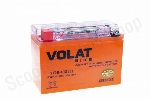 Аккумуляторная батарея 9Ah Volat YTX9-BS (iGEL) Test 150х105х70 L+ фото фотография изображение картинка
