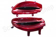 Вставки подклювника Tornado 150сс (2013г.)   красные комплект