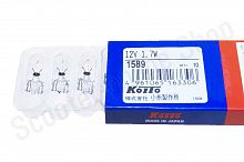 Лампа 12v 1.7w  б/ц T10  Koito / 1589