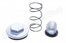 Пробка слива масла +сетка + пружина 4Т 172FMM  CB250D-F Voron Moto