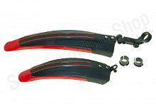 Крылья велосипедные (MTB) (красные)   (mod:14)