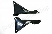 Пластик боковой задний (пара) KAYO T2 (2021) (чёрный) Voron Moto