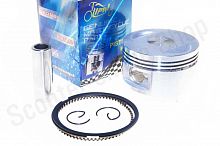 Поршень в сборе  158QMJ 150cc 1рем. +0.25  d-57.65   "LIPAI"