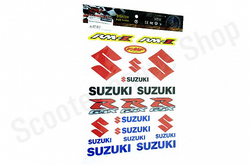 Наклейки 25х30 Suzuki GSX-R комплект фото фотография изображение картинка