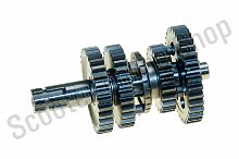 Вал КПП вторичный в сборе двиг. YX150 см3 (WD150) эл.стартер  SM-PARTS