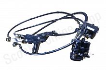 Тормозная система  передняя в сборе ATV250 Tungus, ATV150/200 Jaeger  (L900х2 х L550)