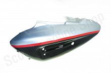 Обтекатель боковой левый Thunder серебристо-черный