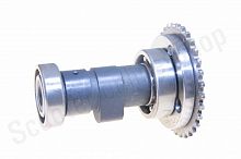 Распредвал 166FMM  TTR250  d-15 h1-31.5 h2-31 + звезда 32T 