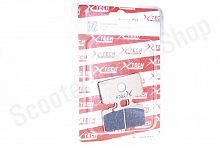 Колодки тормозные дисковые  #4 X-TECH (semi-metallic) полуметаллические