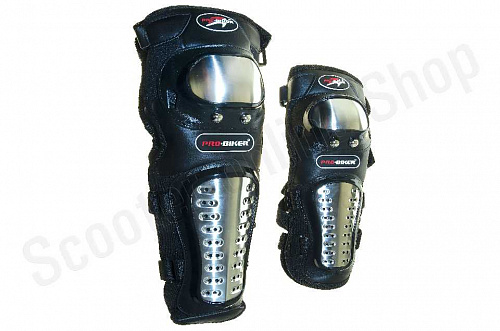 Наколенники защита коленей Наколенники + налокотники Pro-Biker HXP-15C Black комплект фото фотография 
