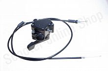 Курок газа с тросом  квадроцикл  ATV50-250 руль 22мм L-1180  l-70