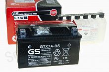 Аккумулятор GS Yuasa GTX7A-BS 12В 6Ач 105CCA 151x88x94 мм Прямая (+-)												