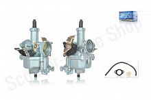 Карбюратор  PZ26  подсос ручной слева (трещетка), ускорительный насос справа  "Lipai"