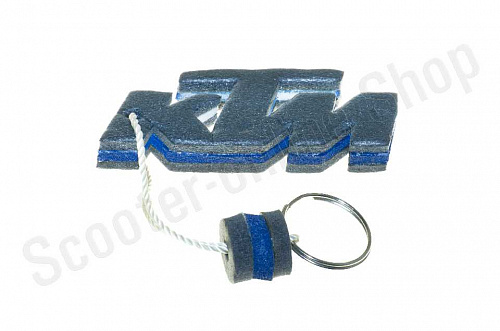 Брелок каучук (серо-синий) KTM  AS фото фотография изображение картинка