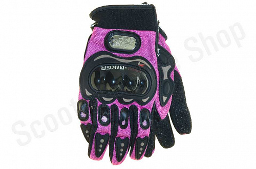 Мотоперчатки перчатки мото Перчатки Pro-Biker MCS-01 Pink, M фото фотография 