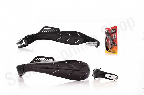 Защита рук мото #3 черные "FHS"