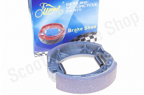 Колодки тормозные (барабан)   Delta, Yamaha YB100   "Komatcu" фото фотография изображение картинка