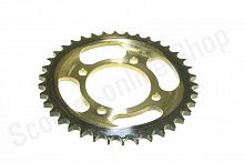 Звезда трансмиссии задняя  428-38T  4x56-80, d-64, D-158  "SDTW"  (FXD125)