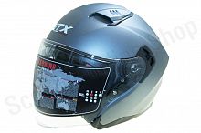 Шлем мото открытый GTX 885-1 №1 (L) GREY