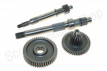 Редуктор  в сборе 4T 139QMB 10" под один амортизатор "JH"