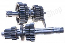 Коробка передач  в сборе  152FMH  154FMI 125cc  полуавтомат   d-12