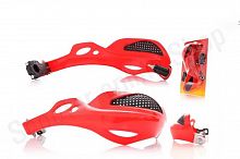 Защита рук  мото  #1  красные  "FHS"