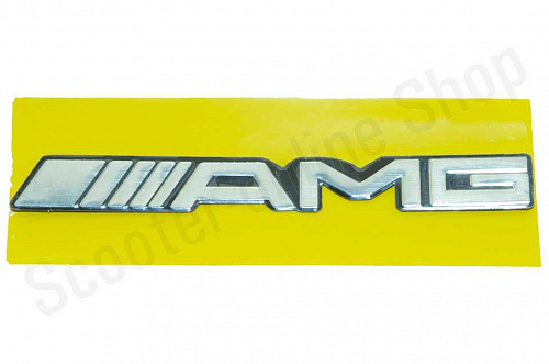 Наклейка шильда AMG 14х2см, хром фото фотография изображение картинка Наклейка шильда AMG 14х2см, хром фото фотография изображение картинка